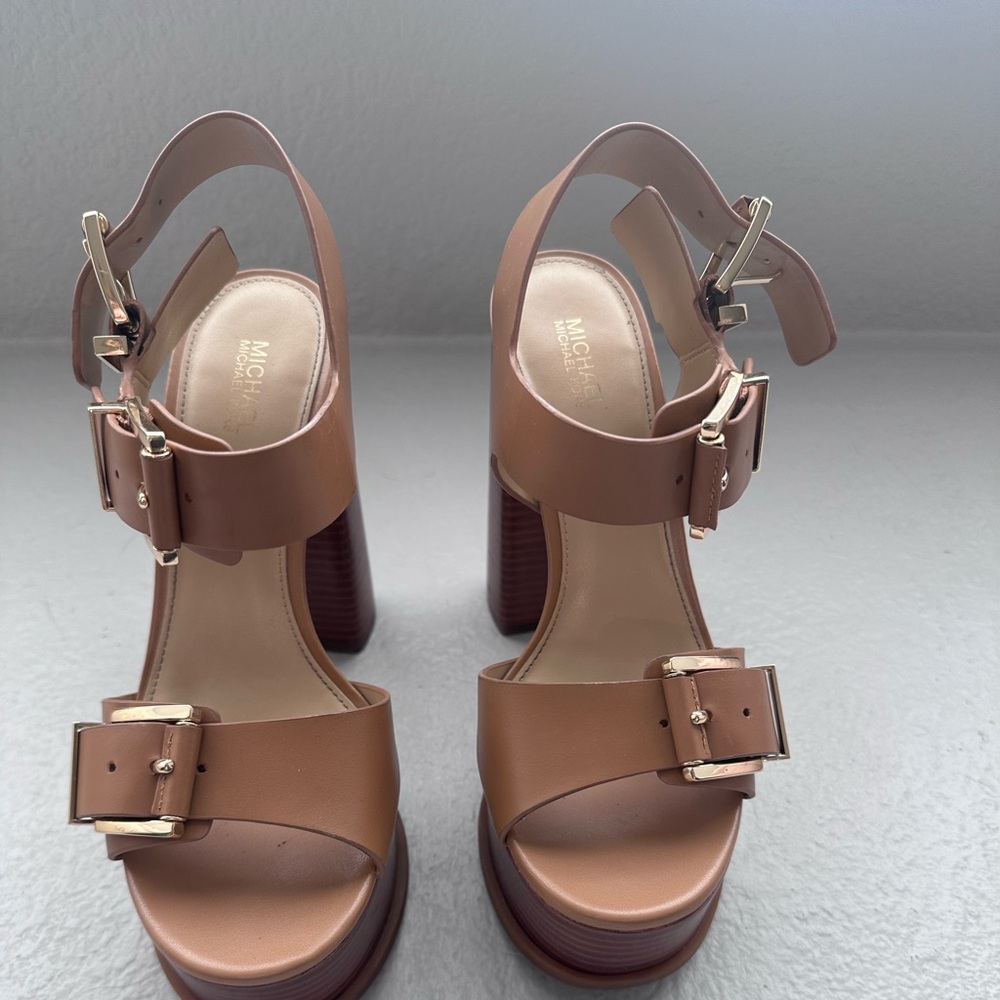 Michael Kors Colby leather platform